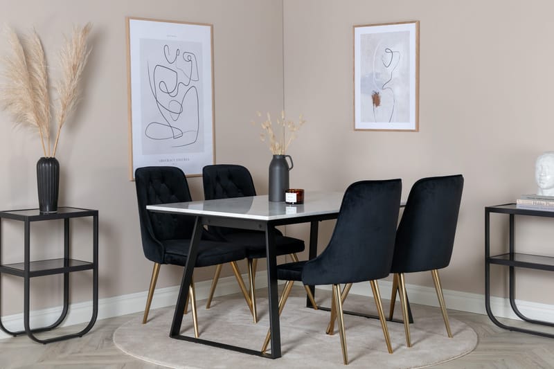 Admira Matgrupp 140 cm + 4 st Valerie Matstolar - Möbler - Matplats - Matgrupp & matbord med stolar