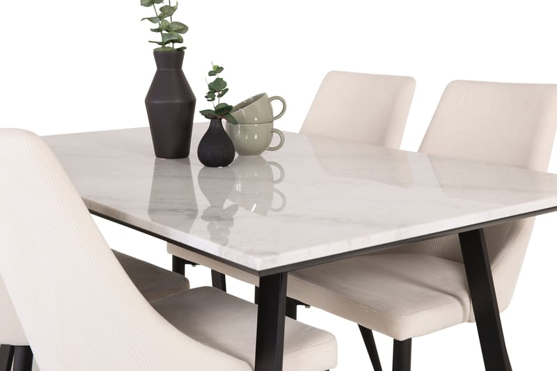 Admira Matgrupp med 4 Ludde Matstol - Möbler - Matplats - Matgrupp & matbord med stolar