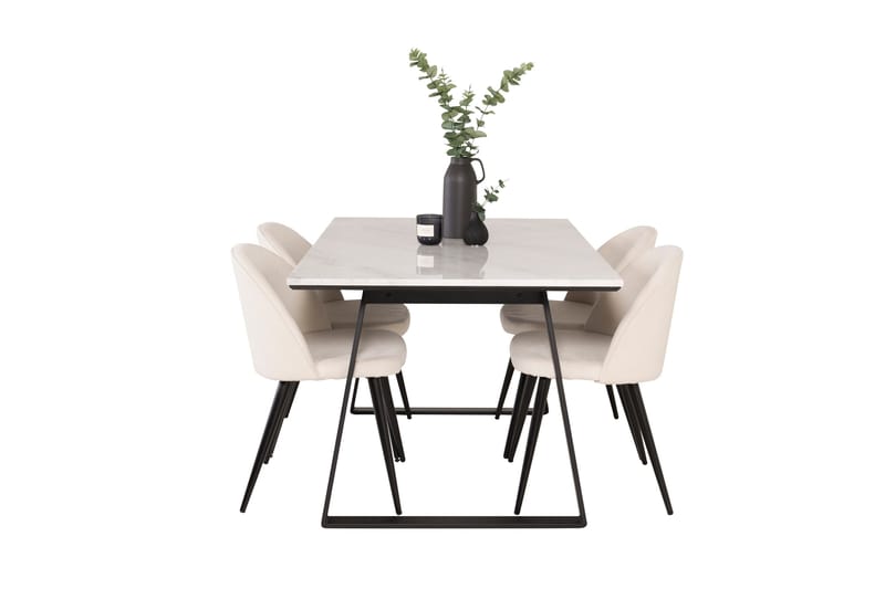 Admira Matgrupp med 4 Valera Matstol Manchester - Möbler - Matplats - Matgrupp & matbord med stolar
