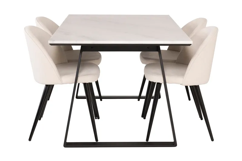 Admira Matgrupp med 4 Valera Matstol Manchester - Möbler - Matplats - Matgrupp & matbord med stolar