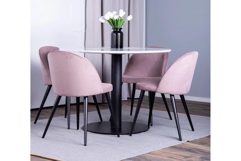 Admira Matgrupp med 4 Valeri Matstolar - Möbler - Matplats - Matgrupp & matbord med stolar