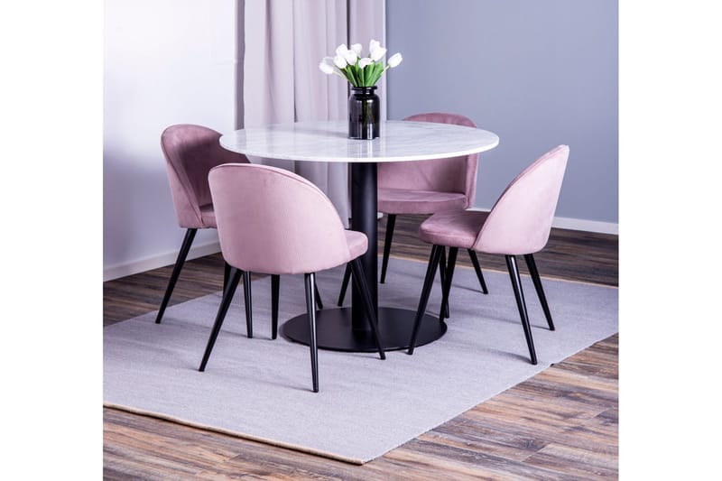 Admira Matgrupp med 4 Valeri Matstolar - Möbler - Matplats - Matgrupp & matbord med stolar