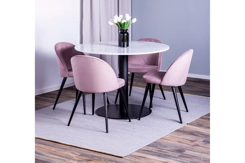 Admira Matgrupp med 4 Valeri Matstolar - Möbler - Matplats - Matgrupp & matbord med stolar