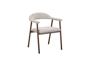 Arvo Matgrupp runt 120 cm Valnöt med 4 Ronja Matstolar - Valnöt/Valnöt - Möbler - Matplats - Matgrupp & matbord med stolar
