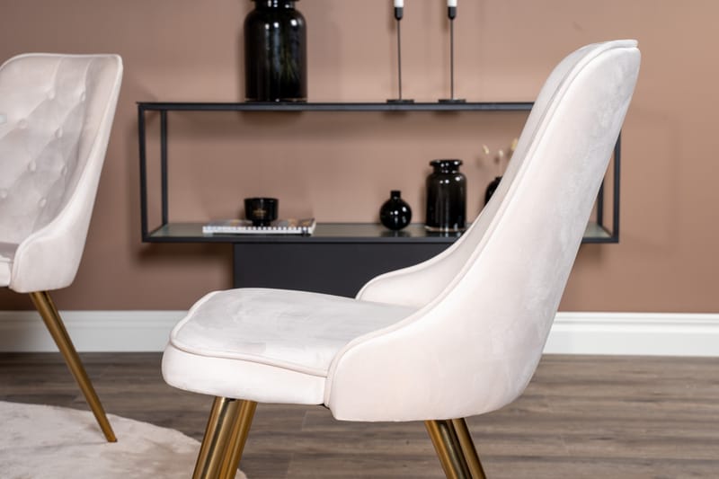 ATEN Matgrupp 106 cm med 4 CARRERA LYX Sammetsstolar - Möbler - Matplats - Matgrupp & matbord med stolar