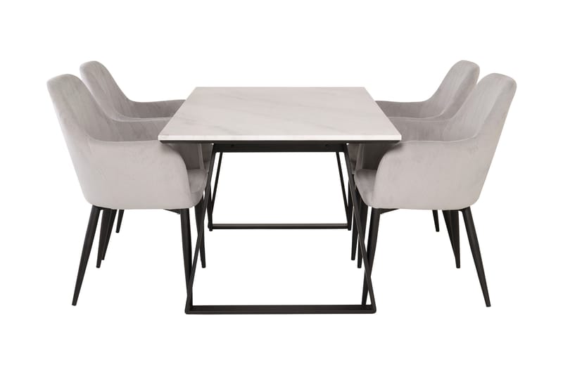 ATEN Matgrupp med 4 ROYSEN Matstol - Matgrupp & matbord med stolar