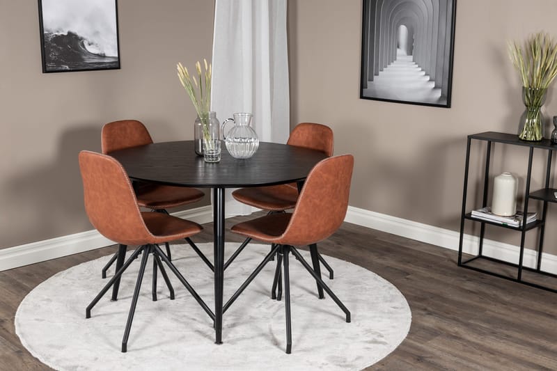 Balisa Matgrupp 115 cm Rund + 4 Ypas Matstolar