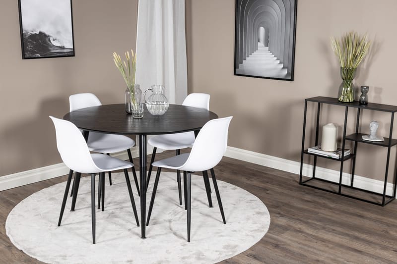 Balisa Matgrupp 115 cm Rund + 4 Ypas Matstolar