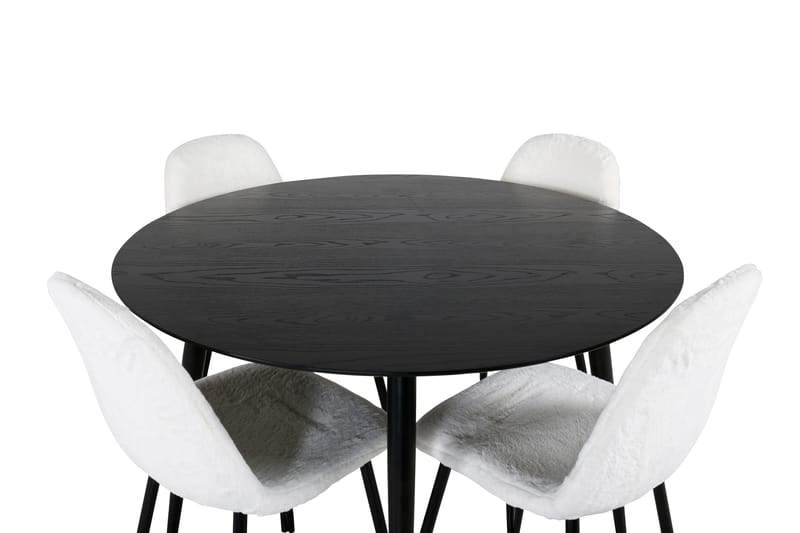 Balisa Matgrupp 115 cm Rund + 4 Ypas Matstolar - Möbler - Matplats - Matgrupp & matbord med stolar