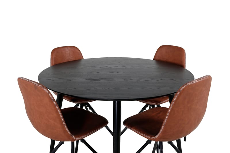 Balisa Matgrupp 115 cm Rund + 4 Ypas Matstolar - Möbler - Matplats - Matgrupp & matbord med stolar