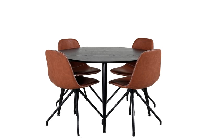 Balisa Matgrupp 115 cm Rund + 4 Ypas Matstolar - Möbler - Matplats - Matgrupp & matbord med stolar