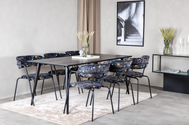 Balisa Matgrupp 180 cm + 6 st Arcarazo Matstolar - Möbler - Matplats - Matgrupp & matbord med stolar