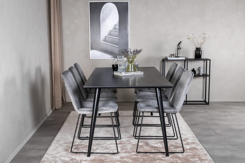 Balisa Matgrupp 180 cm + 6 st Jadraque Matstolar - Möbler - Matplats - Matgrupp & matbord med stolar