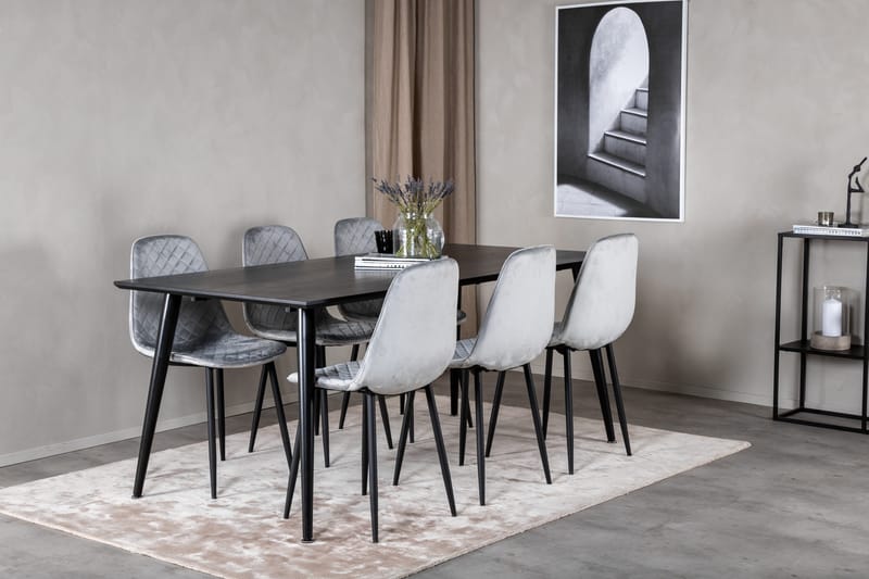 Balisa Matgrupp 180 cm + 6 st Ypas Matstolar - Möbler - Matplats - Matgrupp & matbord med stolar