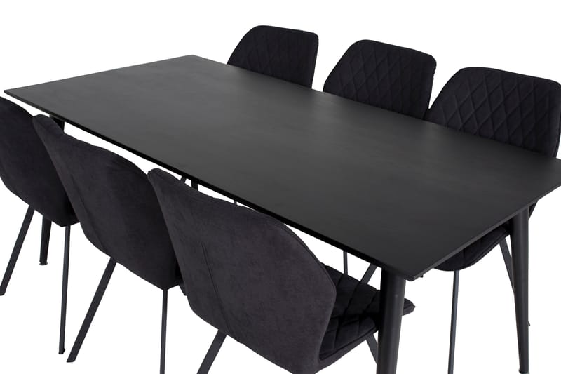Balisa Matgrupp 180 cm inkl 6 Sumoas Stolar - Svart - Möbler - Matplats - Matgrupp & matbord med stolar