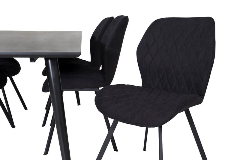 Balisa Matgrupp 180 cm inkl 6 Sumoas Stolar - Svart - Möbler - Matplats - Matgrupp & matbord med stolar