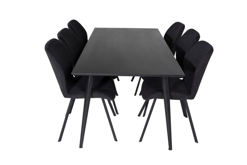 Balisa Matgrupp 180 cm inkl 6 Sumoas Stolar - Svart - Möbler - Matplats - Matgrupp & matbord med stolar