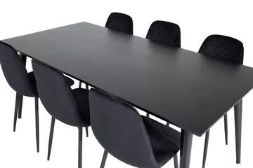 Balisa Matgrupp 180 cm inkl 6 Ypas Stolar - Svart - Möbler - Matplats - Matgrupp & matbord med stolar