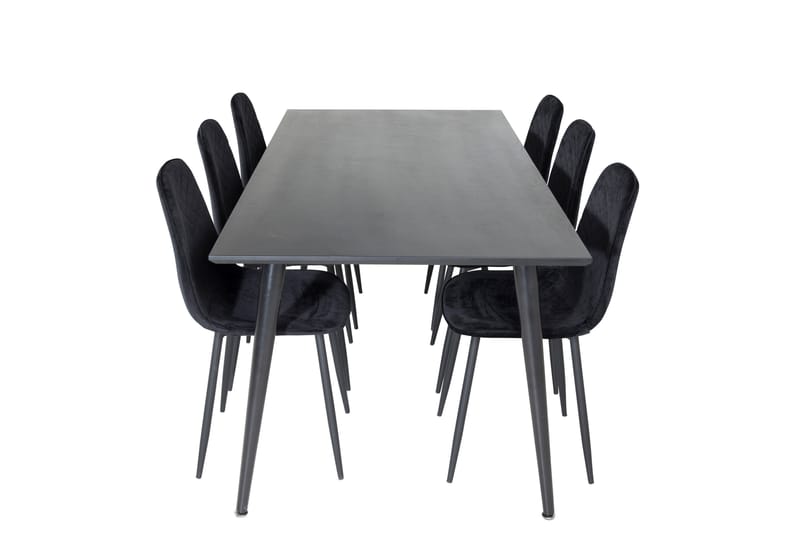 Balisa Matgrupp 180 cm inkl 6 Ypas Stolar - Svart - Möbler - Matplats - Matgrupp & matbord med stolar