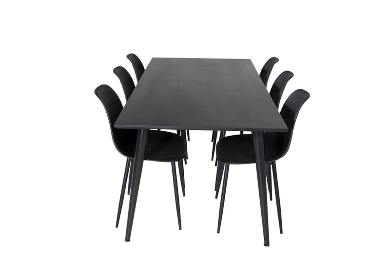 Balisa Matgrupp 180 cm inkl 6 Ypas Stolar - Svart - Möbler - Matplats - Matgrupp & matbord med stolar
