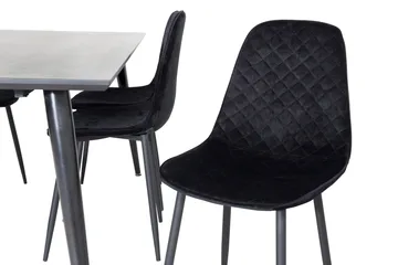 Balisa Matgrupp 180 cm inkl 6 Ypas Stolar - Svart - Möbler - Matplats - Matgrupp & matbord med stolar