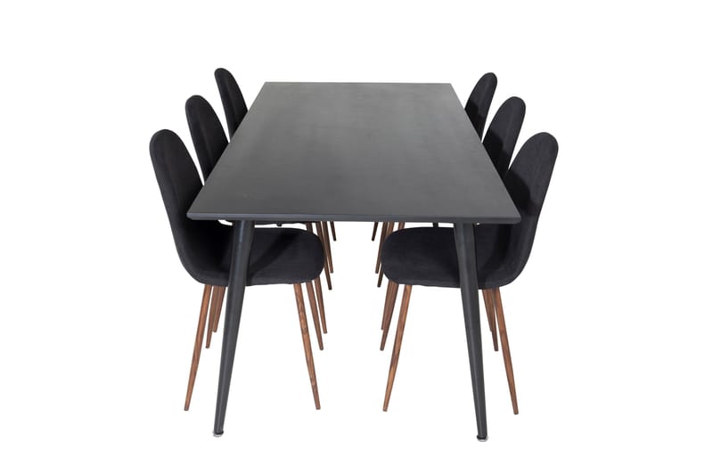 Balisa Matgrupp 180 cm inkl 6 Ypas Stolar - Svart/Brun - Möbler - Matplats - Matgrupp & matbord med stolar