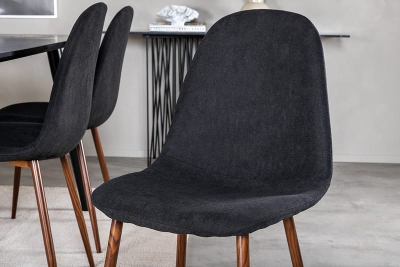 Balisa Matgrupp 180 cm inkl 6 Ypas Stolar - Svart/Brun - Möbler - Matplats - Matgrupp & matbord med stolar