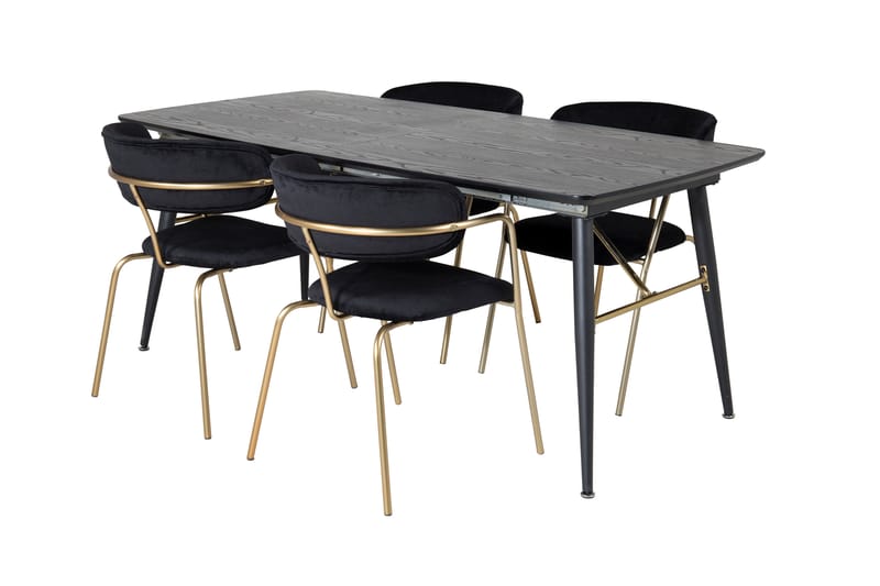 BARCIAS Matgrupp 180 cm + 4 st BOLEA Matstolar - Möbler - Matplats - Matgrupp & matbord med stolar