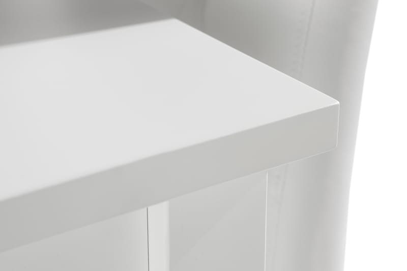 BARROW Förlängningsbart Bord 180 cm Vit + 6 LOMBEN Stolar - Möbler - Matplats - Matgrupp & matbord med stolar