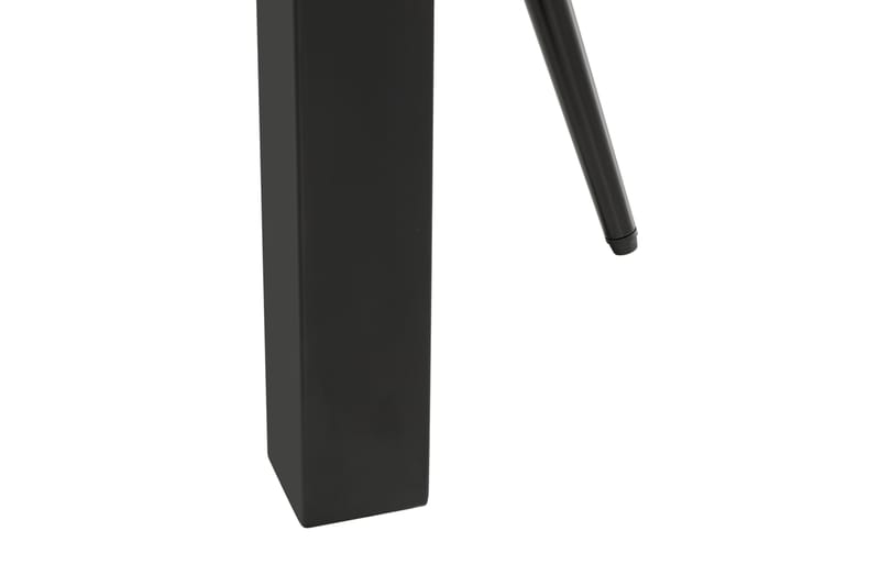 BARROW Matbord 140 cm Svart + 4 HUGGNING Stolar Svart - Möbler - Matplats - Matgrupp & matbord med stolar
