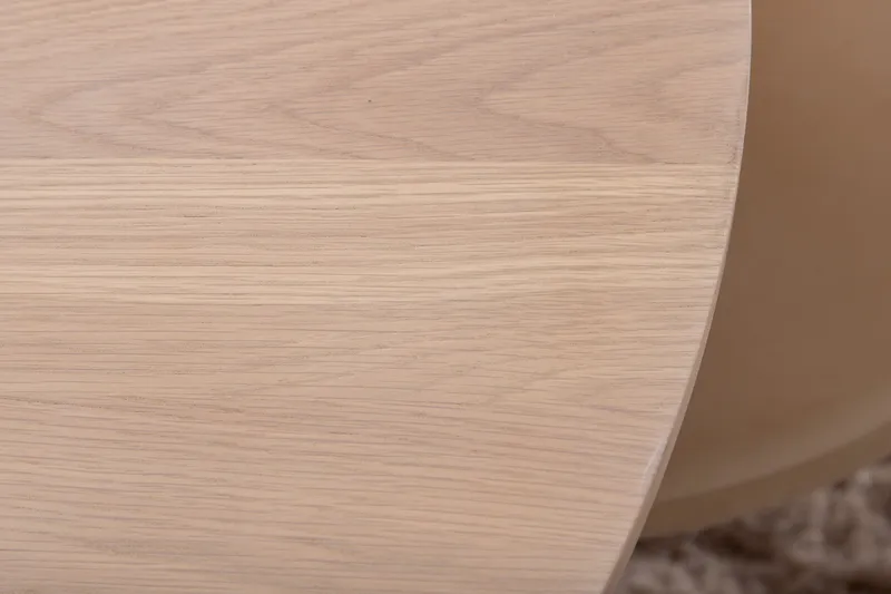 Biana Matgrupp 100 cm Rund inkl 4 Velvets Stolar - Beige/Svart - Möbler - Matplats - Matgrupp & matbord med stolar