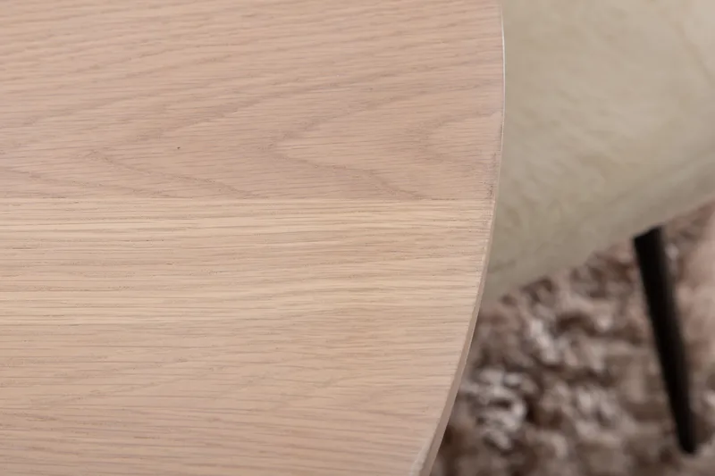 Biana Matgrupp 100 cm Rund inkl 4 Pontus Stolar - Beige/Vit/Svart - Möbler - Matplats - Matgrupp & matbord med stolar