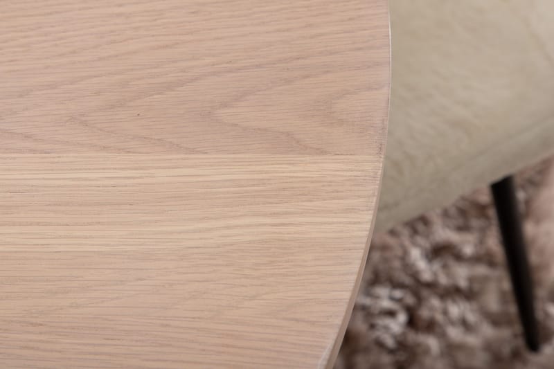 Biana Matgrupp 100 cm Rund inkl 4 Pontus Stolar - Beige/Vit/Svart - Möbler - Matplats - Matgrupp & matbord med stolar