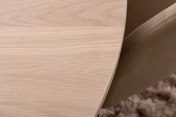 Biana Matgrupp 110 cm Rund inkl 4 Berita Stolar - Beige/Svart - Möbler - Matplats - Matgrupp & matbord med stolar