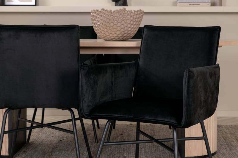 Bianca ovalt matbord med 4st Pippi matstol - Möbler - Matplats - Matgrupp & matbord med stolar