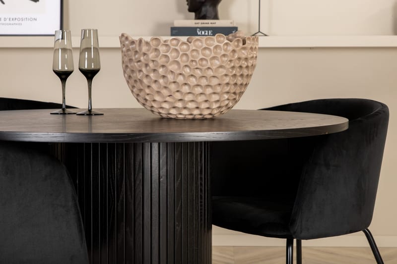 Bianca runt matbord med 4st Berit matstol - Möbler - Matplats - Matgrupp & matbord med stolar