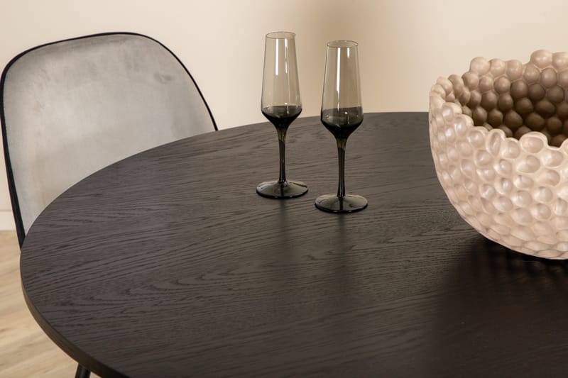 Bianca runt matbord med 4st Emma matstol - Möbler - Matplats - Matgrupp & matbord med stolar