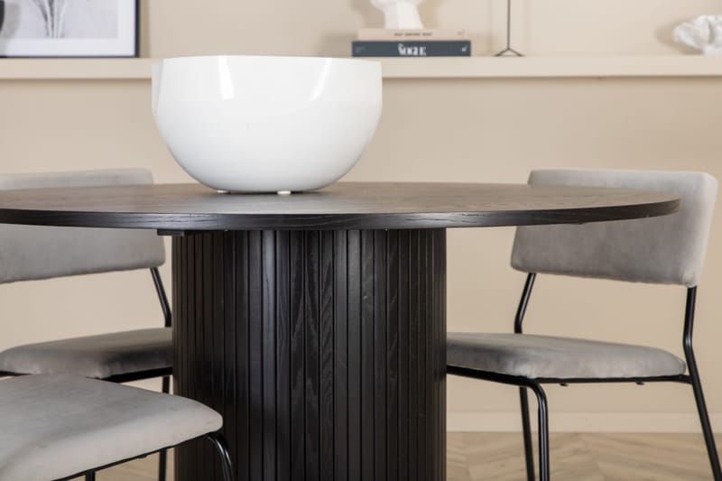 Bianca runt matbord med 4st Kenth matstol - Möbler - Matplats - Matgrupp & matbord med stolar