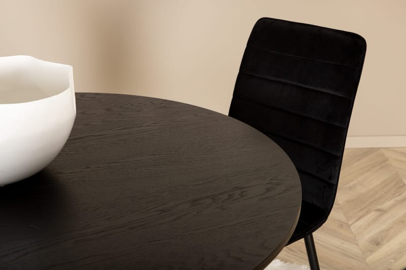 Bianca runt matbord med 4st Windu Lyx matstol - Möbler - Matplats - Matgrupp & matbord med stolar