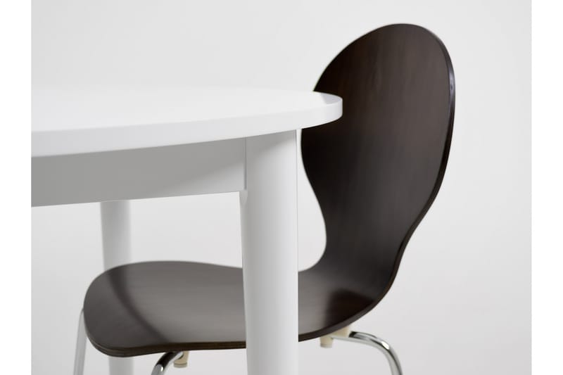 BOUT Matgrupp + 4 NINA Stol Vit - Matgrupp & matbord med stolar