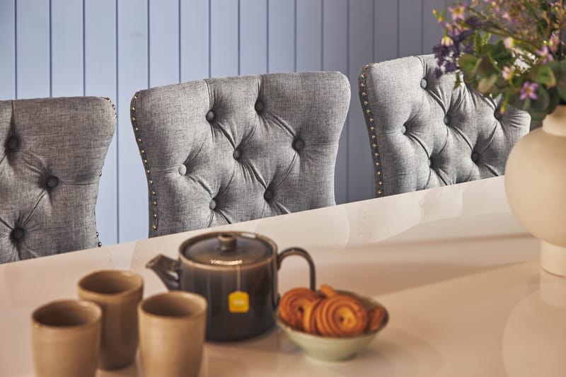 Cibus Matgrupp 180 cm inkl 6 Bergviken Stolar - Vit - Möbler - Matplats - Matgrupp & matbord med stolar