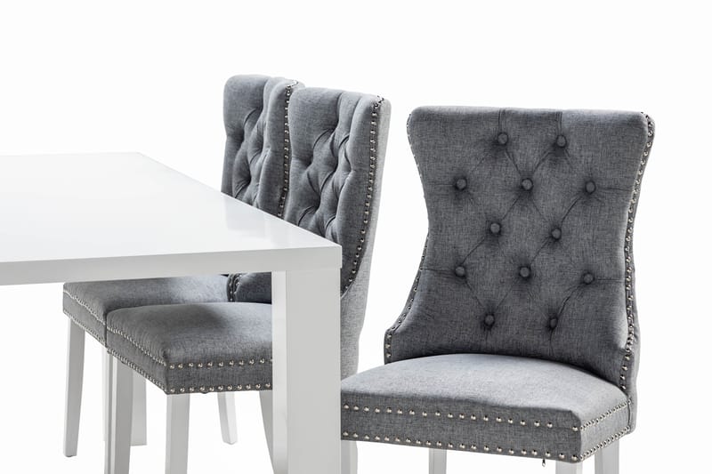 Cibus Matgrupp 180 cm inkl 6 Bergviken Stolar - Vit - Möbler - Matplats - Matgrupp & matbord med stolar