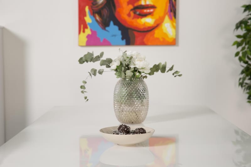 Cibus Matgrupp 180 cm med 6 Cibus Stol - Vit/Mörkgrå - Möbler - Matplats - Matgrupp & matbord med stolar