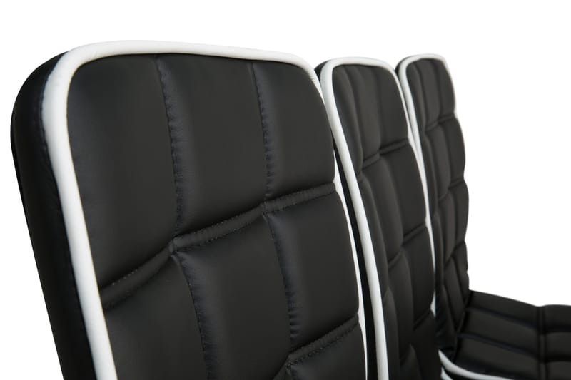 Cibus Matgrupp med 6 st Frida Stolar - Vit/Svart - Möbler - Matplats - Matgrupp & matbord med stolar