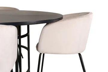 Copenhagen Matgrupp 140 cm Rund med 4 Berit stolar - Möbler - Matplats - Matgrupp & matbord med stolar