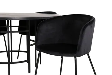 Copenhagen Matgrupp 140 cm Rund med 4 Berit stolar - Möbler - Matplats - Matgrupp & matbord med stolar