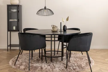Copenhagen Matgrupp 140 cm Rund med 4 Berit stolar - Möbler - Matplats - Matgrupp & matbord med stolar