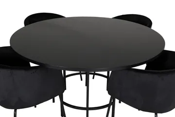 Copenhagen Matgrupp 140 cm Rund med 4 Berit stolar - Möbler - Matplats - Matgrupp & matbord med stolar