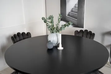 Copenhagen Matgrupp 140 cm Rund med 4 Limhamn stolar - Möbler - Matplats - Matgrupp & matbord med stolar