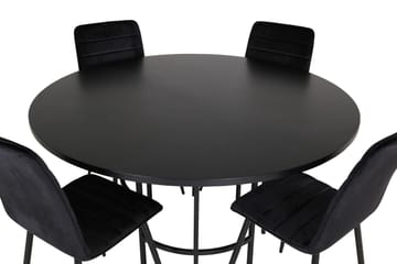 Copenhagen Matgrupp 140 cm Rund med 4 Windu Lyx stolar - Möbler - Matplats - Matgrupp & matbord med stolar